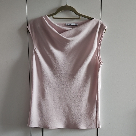 MM Lafleur Tops - MM Lafleur Soft Pink Sleeveless Blouse Size M